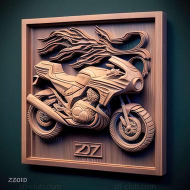 3D model Kawasaki Z250SL (STL)